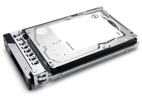 Dell 2.4TB 10K RPM SAS 12Gbps 512e 2.5in Hot-plug drive 3.5in Hybrid Carrier