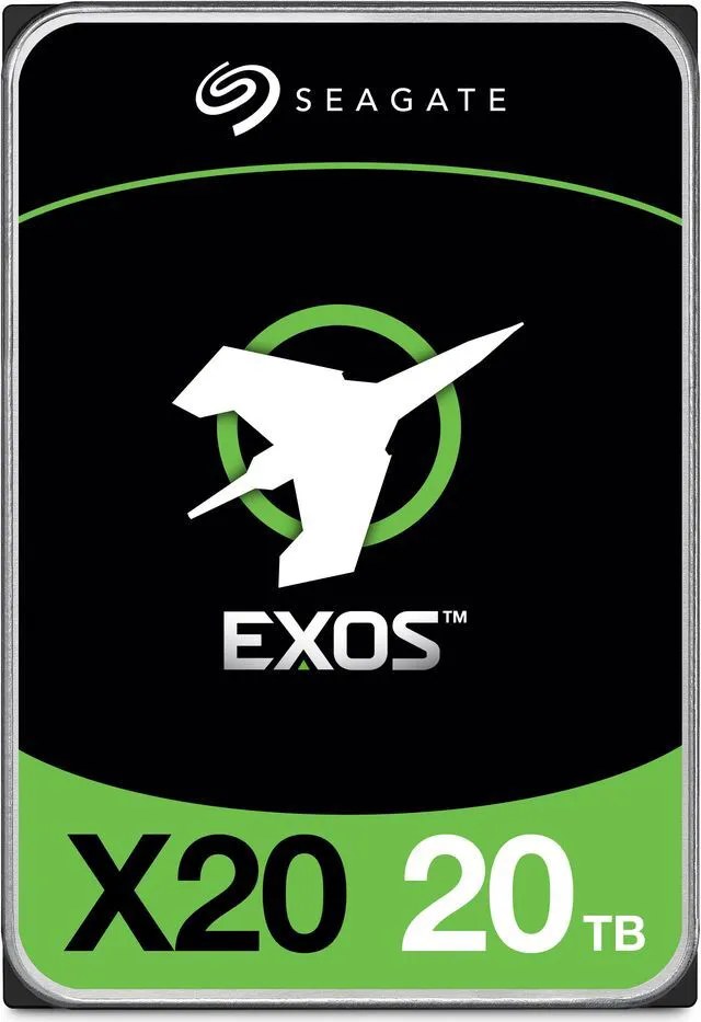 seagate ST20000NM007D / ST20000NM000D Enterprise ( Exos x20 ) , designed for massive scale-out data centres and centralised surveillance , with Power balance + helium sealed-drive design with 2.5M MTBF , 20000gb/20Tb , Sata6G , 256mb cache , 7200rpm , sustained data rate - 285mb/sec - 5 years warrenty