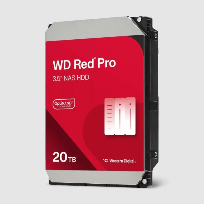 WesternDigital RedPro for NAS WD201KFGX 20000gb/20Tb 7200rpm , 512mb cache + OptiNAND technology ,Sata6G , 3D Active Balance Plus , support 24x drive bays , 300Tb/year , 1m MTBF , sustained data rate - 268mb/sec - 5 years warrenty