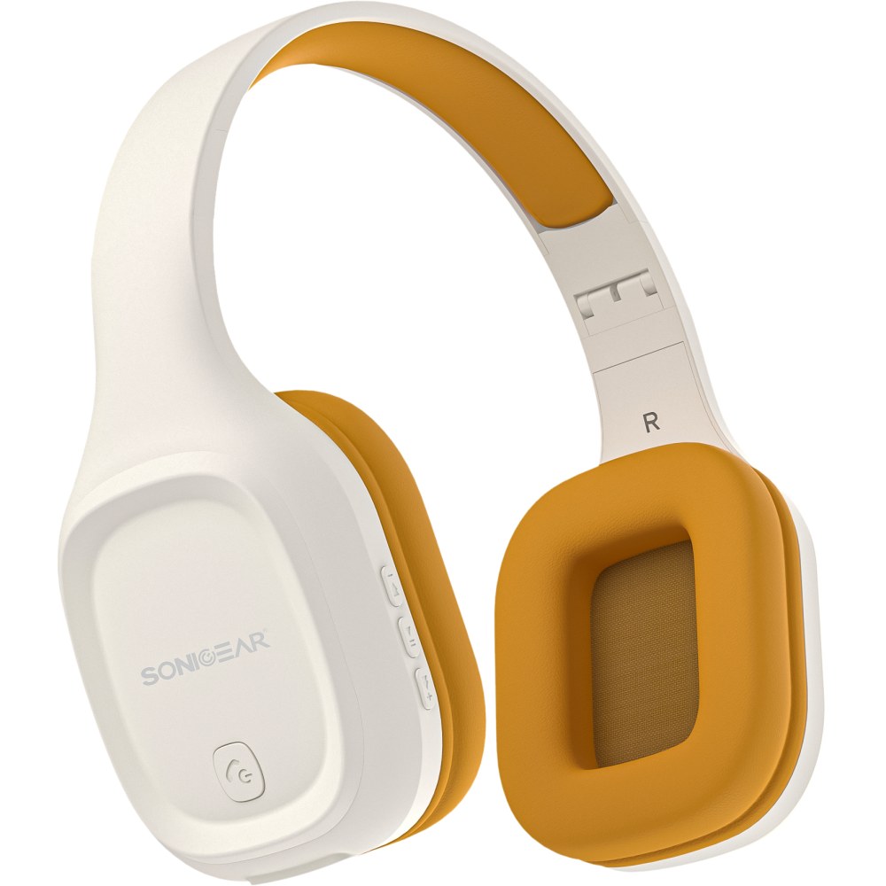 SonicGear Airphone 5 Bluetooth Headphones - Crème Caramel