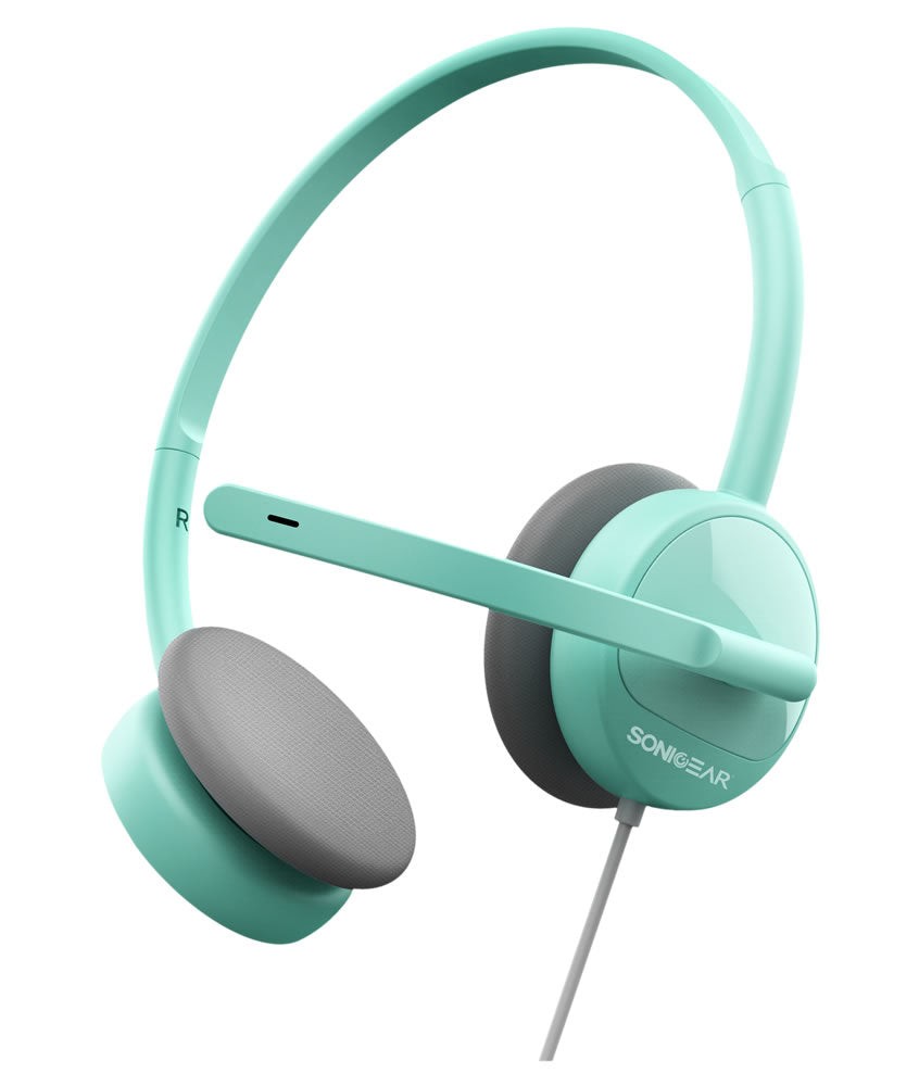 SonicGear Xenon 1U USB Headset with Mic - Mint
