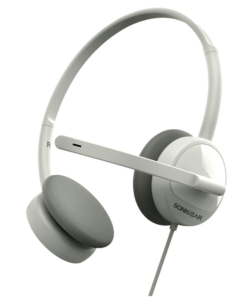 SonicGear Xenon 1U USB Headset with Mic - White