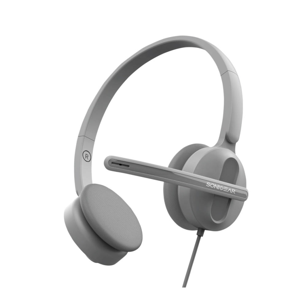 SonicGear Xenon 3 Headset with Mic - Grey