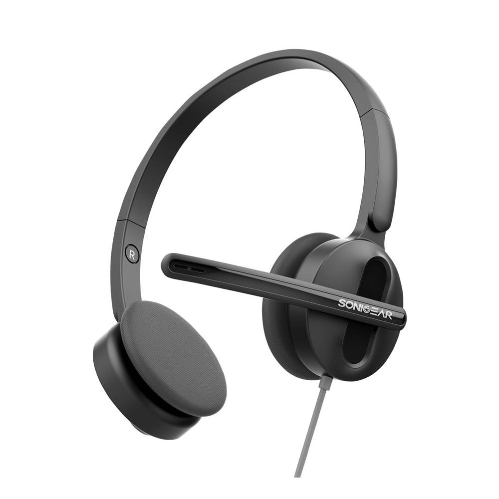 SonicGear Xenon 3U USB Headset with Mic - Black