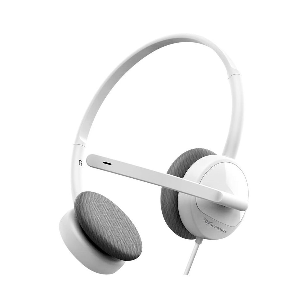 Alcatroz XP 1U USB Headset with Mic - White