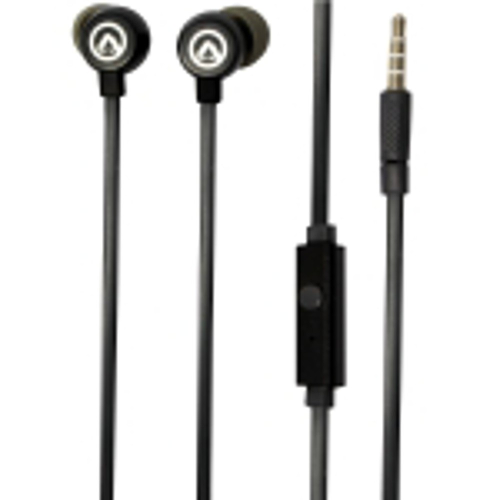 Amplify Pro Vibe Series Earphones With Microphones Black And Light Grey