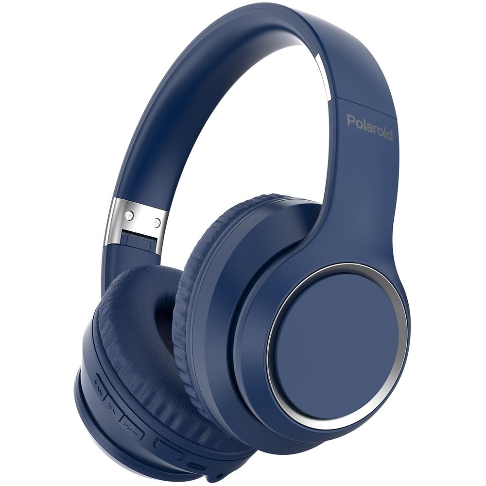 Polaroid Pbh7001 Bluetooth 35 Hour Headphone Blue