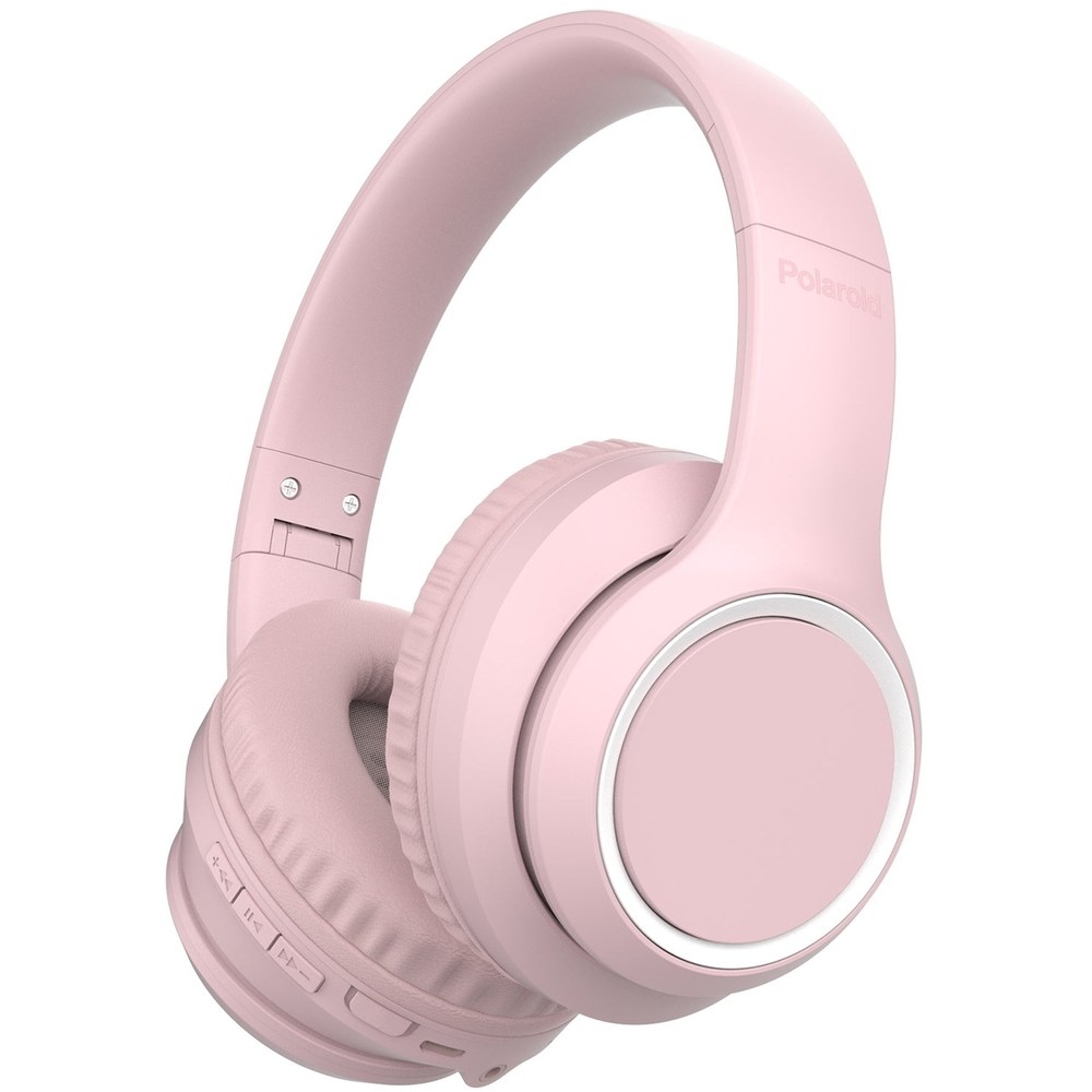 Polaroid Pbh7002 Bluetooth 35 Hour Headphone Pink
