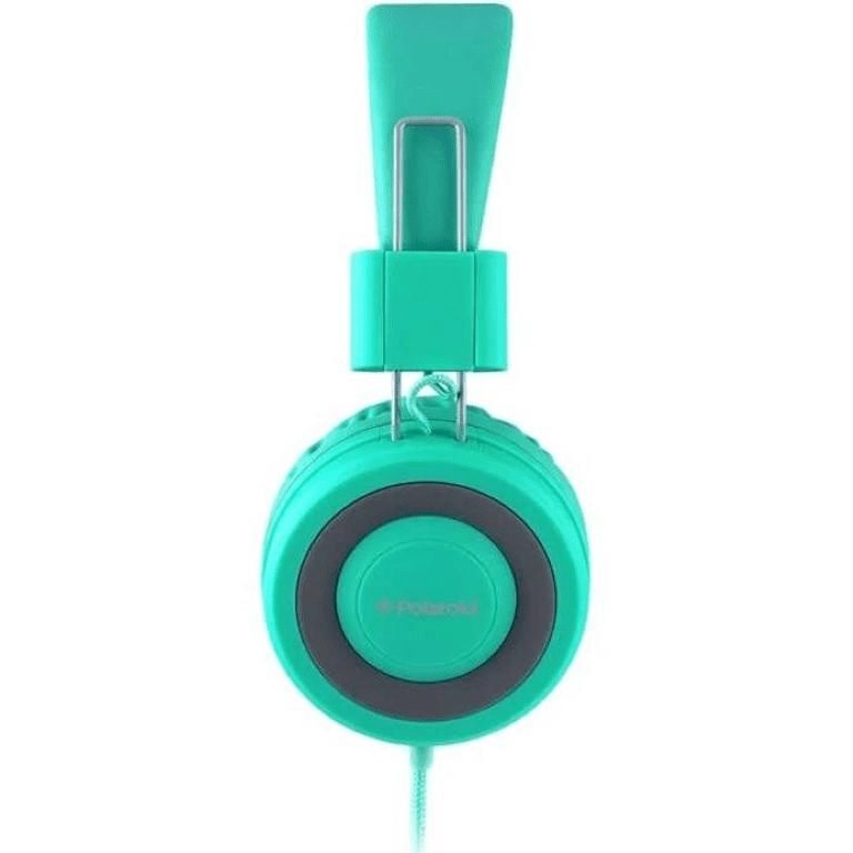 Polaroid Grey And Turquoise Headphones