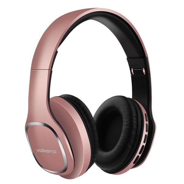 Volkano Phonic Series Bluetooth Full Size Headphones Rose Gold