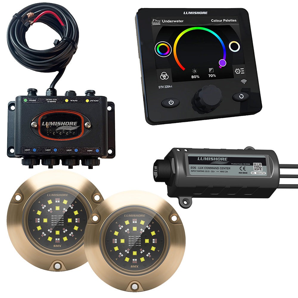Garmin SMX154 Set-2 Lights-Hub-LUX CommandCntr-Disp, LS, (60-0538)