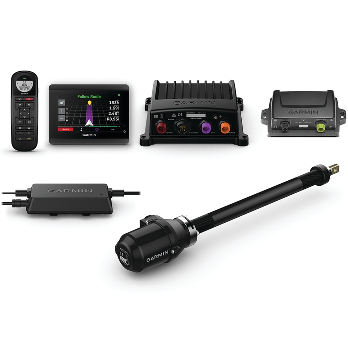 Garmin Reactor 40 Kicker AP w/GHC 50, SS tube