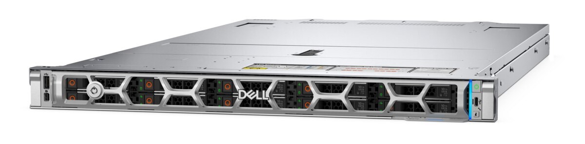 Dell PowerEdge R670 - 1U Rack Server
2x Intel® Xeon® 6 Performance 6505P 2.2G, 12C/24T, 24GT/s, 48M Cache, Turbo, (150W) DDR5-6400
Broadcom 57414 Dual Port 25GbE SFP28 Adapter, OCP 3.0 NIC +Sec
2 x 32GB RDIMM, 6400MT/s, Dual Rank
1 x 480GB SSD SATA Mixed Use 6Gbps 512e 2.5in Hot-plug AG Drive, 3 DWPD
Riser Config 6, Rear 2x16 LP Slots (Gen5), 1x16 OCP, 1x8/x16 OCP Hot Aisle
Standard Bezel
Dual, Fully Redundant (1+1), Hot-Plug MHS Power Supply, 800W MM(100-240Vac) Titanium
2 x Rack Power Cord 2M (C13/C14 10A)
2.5" Chassis with up to 8 Universal Drives, Front PERC
PERC H965i Controller, Front, DC-MHS
iDRAC10, Enterprise 17G
No Rack Rails or Cable Management Arm
No Operating System
3 Year Basic Warranty