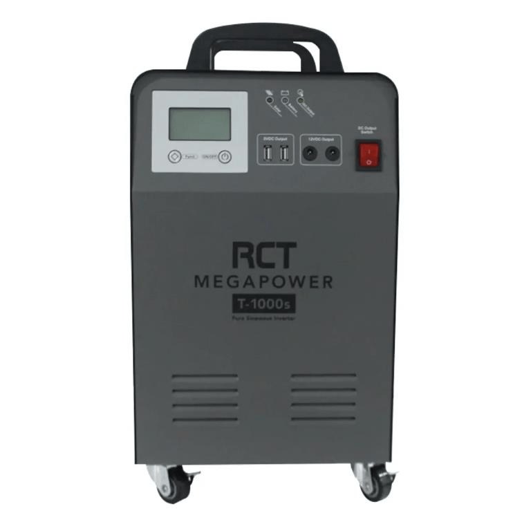 Portable Power RCT MEGAPOWER 1KVA/1000W INVERTER TROLLEY WITHOUT BATTERIES (Warranty Electronics- 1 year)