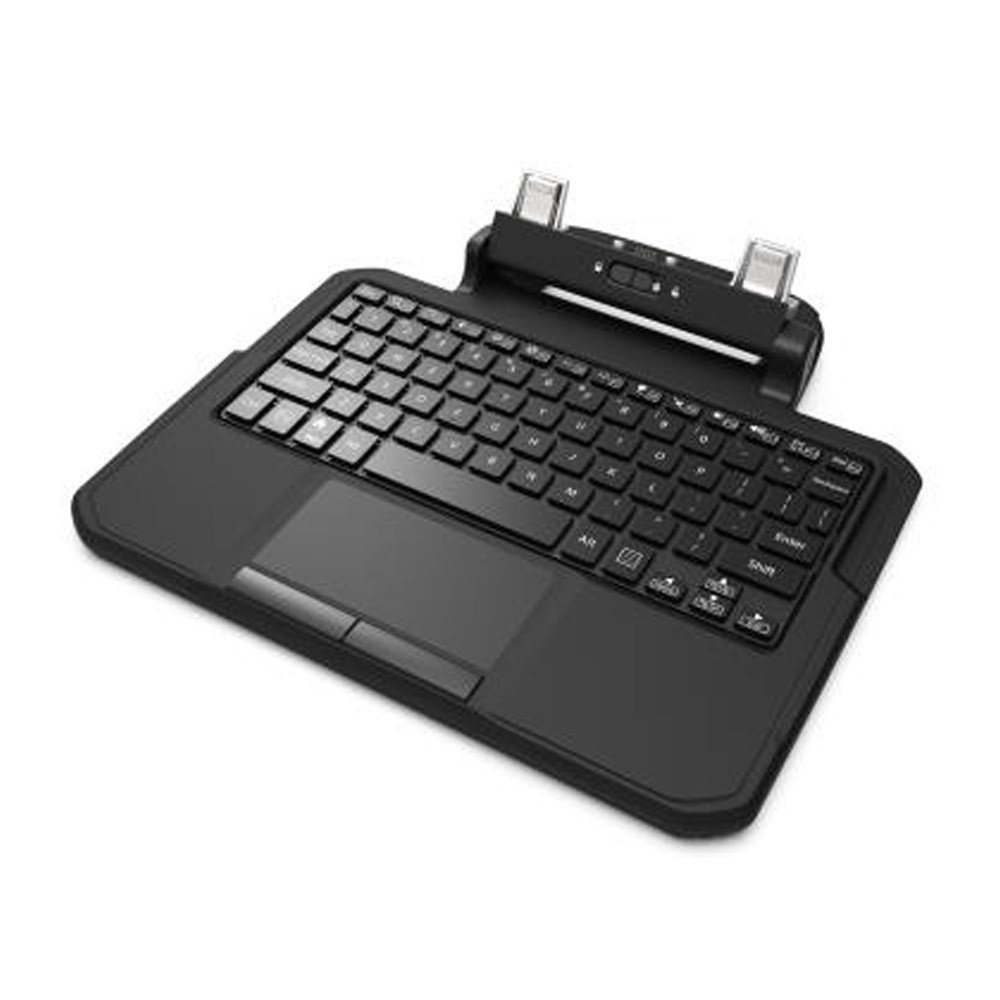 Zebra ET6x 2-in-1 Attachable Rugged 78 Keys Keyboard with Multi-Color Dimmable Backlight.