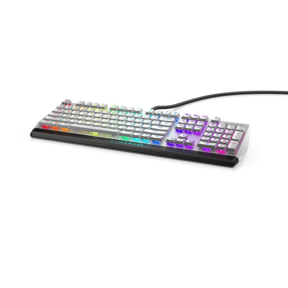 Dell Alienware Low-profile RGB Mechanical Gaming Keyboard - AW510K (Lunar Light) US Int. (QWERTY)