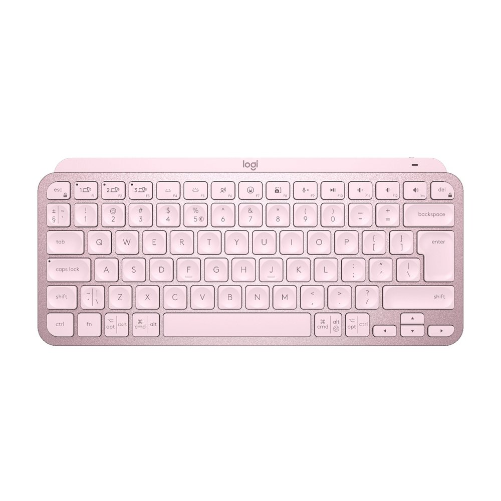 Logitech MX Keys Mini Wireless + Bluetooth Keyboard - Pink