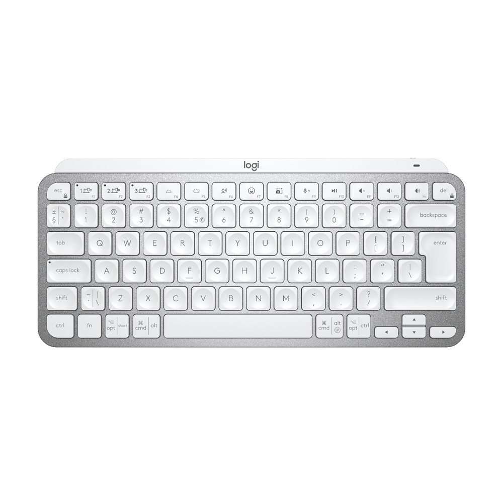 Logitech MX Keys Mini Wireless + Bluetooth Keyboard - White