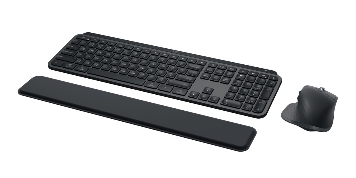 Logitech MX Keys S Wireless + Bluetooth Keyboard and Mouse