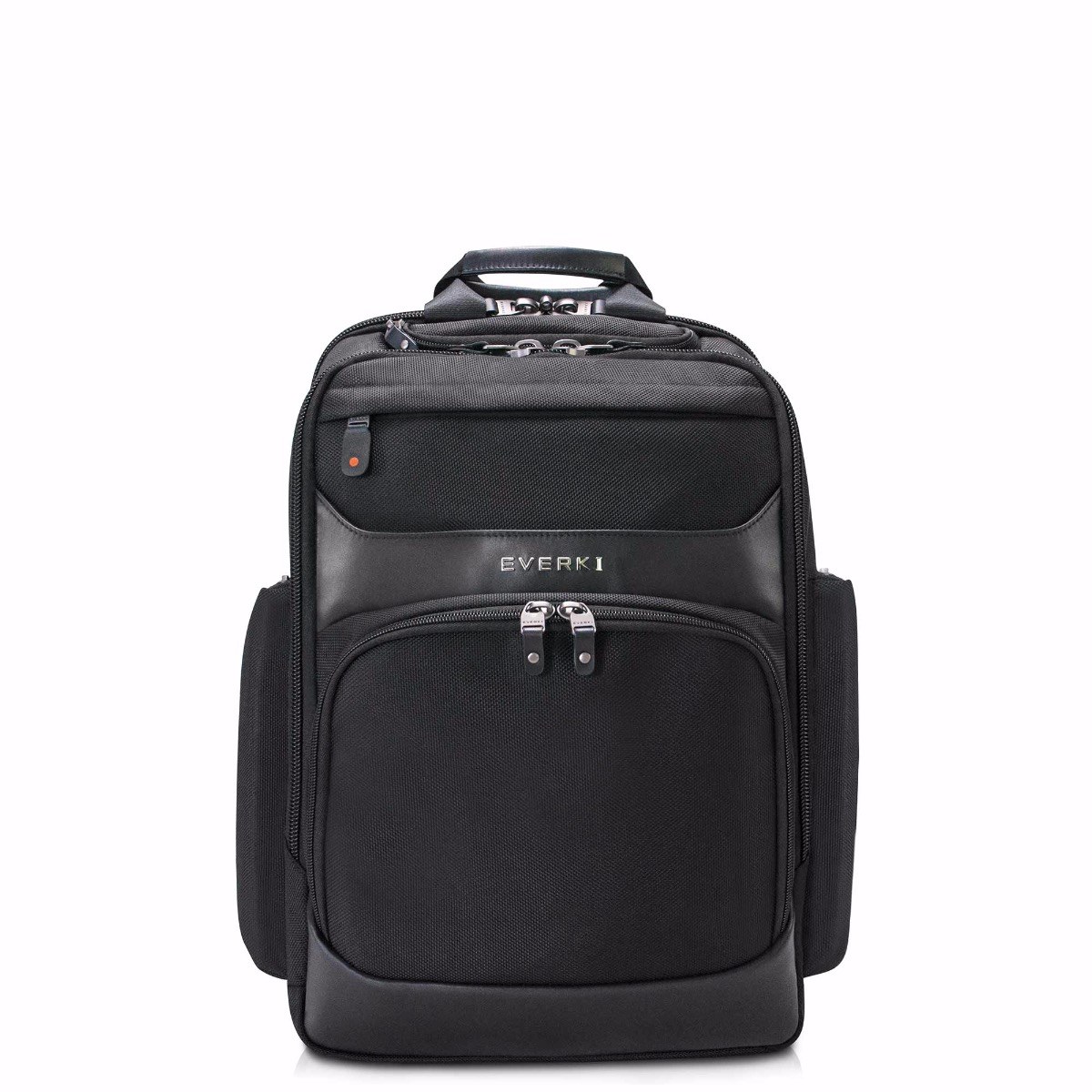 EVERKI ONYX BACKPACK | Fits up to 15.6 inch laptops | Black | Discreet RFID-safe pocket | Travel friendly | Opens 180°