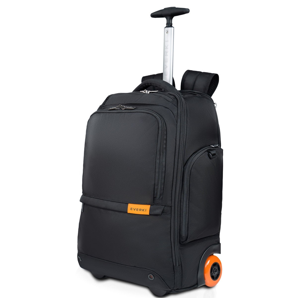 EVERKI TROLLEY BACKPACK | Fits up to 15.6 laptops | Hidden padded shoulder straps | ECO-friendly | Spacious | Wheel cover