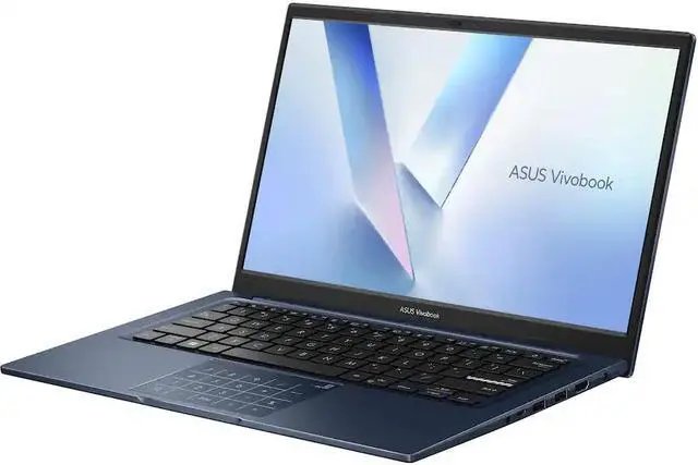 Asus Consumer ASUS Vivobook 14 / 14.0-inch / FHD (1920 x 1080) 16:9 / Intel Core 5   Processor 120U 1.4 GHz (12MB Cache  up   to 5.0 GHz  10 cores  12 Threads) / DDR5 8GB (8GB DDR5 on board)   / 512GB M.2 NVMe PCIe 4.0 SSD / Intel Graphics / Quiet Blue / Windows 11 Home   / 1 YR PUR