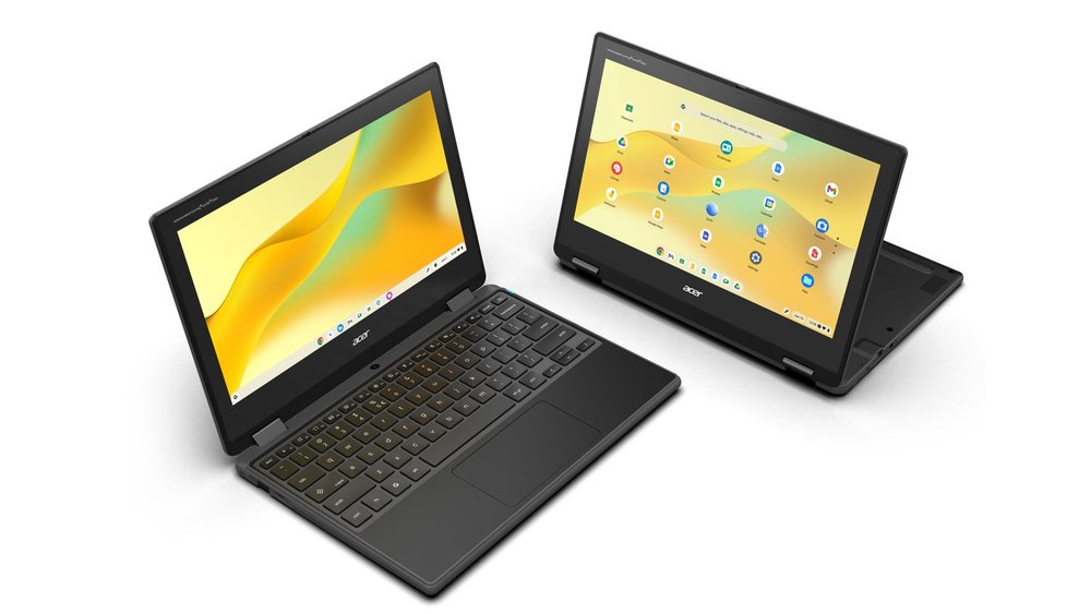 Acer Chromebook | R725T-TCO-84DD | MediaTek Kompanio 540 | 11.6" HD IPS | Touch/Pen Supportive | 4GB LPDDR5X | eMMC 32GB | WIFI6E+BT | WIFI 6E+BT | WFC with: USB 5M AF camera: 2592 x 1944 resolution | 65W TypeC | 3 Years Carry in | Google Chrome Operating System