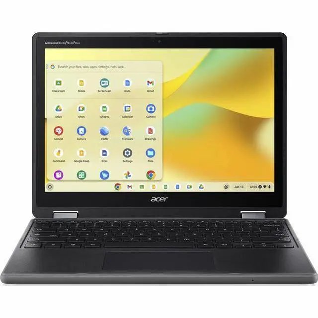 Acer Chromebook | R857TN-TCO-C8S0 | Intel N150 | 12.2" WUXGA IPS | LCD Touch/Pen Supportive | 8GB LPDDR5X | eMMC 64GB | WIFI6E+BT | FHD USB Camera | WFC with: USB 5M AF camera: 2592 x 1944 resolution | 65W TypeC | Active Stylus | 3 Years Carry in | Google Chrome Operating System