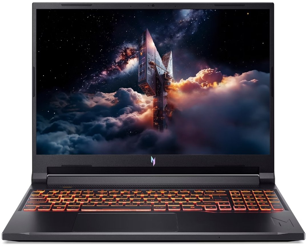 ACER Nitro V16 | ANV16-I12-56AR| Intel Core 5 205H| 16" WUXGA IPS sRGB100% 165Hz |NVIDIA® GeForce RTX™ 3050 4G-VRAM | 8 GB DDR4 Memory | 512GB PCIe NVMe SSD |Wifi 6 + BT5 | FHD Camera| 53,35Wh Li-ion battery| 180W AC adapter | Backlight Keyboard | Win 11 home