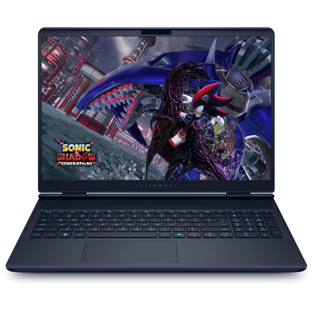 Dell Alienware 16X Aurora AC16251, Interstellar Indigo, 16" WQXGA (2560 x 1600) 240Hz, 3ms, ComfortView Plus, NVIDIA G-SYNC and Advanced Optimus, 100% DCIP-3, Intel® Core™ Ultra 9 Processor 275HX (36MB cache, 24 cores, 2.1 to 5.4 GHz P-Core), 32GB, 2x16GB, DDR5, 5600 MT/s, 1TB M.2 PCIe NVMe SSD, No Optical Drive, Windows 11 Pro, MediaTek Wi-Fi 7 MT7925, 2x2, 802.11be, MU-MIMO, Bluetooth® wireless card, , 1-Zone AlienFX RGB Keyboard, English International, 1080p at 30 fps, FHD RGB-IR HDR camera, Dual-array microphones, 2 USB 3.2 Gen 1 (5 Gbps) ports, 1 USB 3.2 Gen 2 (10 Gbps) Type-C® port with Power Delivery, 1 Thunderbolt™ 4 (40 Gbps) port with DisplayPort™ 2.1, 1 HDMI 2.1 port with Discrete Graphics Controller Direct Output, 1 universal audio jack (RCA, 3.5 mm), 1 RJ45 ethernet port (1 Gbps), 1 power-adapter port, NVIDIA® GeForce RTX™ 5070, 8 GB GDDR7, Cannot be downgraded, No bag, Microsoft Office 30 Day Trial, McAfee LiveSafe 1-year (5-device), McAfee+ Premium 30-day trial, 3 Year Hardware Support - On Site Service, No 3G Upgrade, No Modem, 6-Cell Battery, 96 Whr (Integrated), 280W Adapter