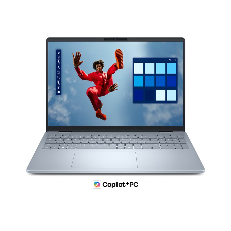 Dell 16 Plus DB16250, Ice Blue, 16" 2.5K (2560 x 1600) Anti-Glare Non-Touch 300nits WVA/IPS Display with ComfortView Plus, Intel® Core™ Ultra 9 288V (48 TOPS NPU, 8 cores, up to 5.1 GHz), 32GB, LPDDR5X, 8533MT/s, Memory on Package, onboard, 2TB M.2 PCIe NVMe Solid State Drive, No Optical Drive, Windows 11 Pro, Copilot+ PC, Intel Wi-Fi 7 BE201, 2x2, 802.11be, Bluetooth wireless card , Ice Blue power button with Fingerprint Reader, Ice Blue English International Backlit Copilot Key Keyboard with Numeric Keypad, HDMI 2.1, (1) Intel Thunderbolt 4.0, (1) USB 3.2 Gen 1 Type-A, (1) USB 3.2 Gen 2 Type-C, (1) Audio Jack, (2) tuned speakers, audio processing by Dolby Atomos Core and Waves MaxxAudio® Pro Audio jack, FHD Camera (CG touch) or FHD+IR (non-touch) with dual digital Microphone array w/ AI noise reduction, w/ privacy shutter, Intel® Arc™ 140V Graphics, Cannot be downgraded, No bag, Microsoft Office 30 Day Trial - Excludes Office License, McAfee 30day Trial, McAfee MultiDevice 15 Month Subscription, 3 Year ProSupport - On Site Service, No 3G Upgrade, No Modem, 4-Cell Battery, 64WHr (Integrated), 65W Type-C Adapter