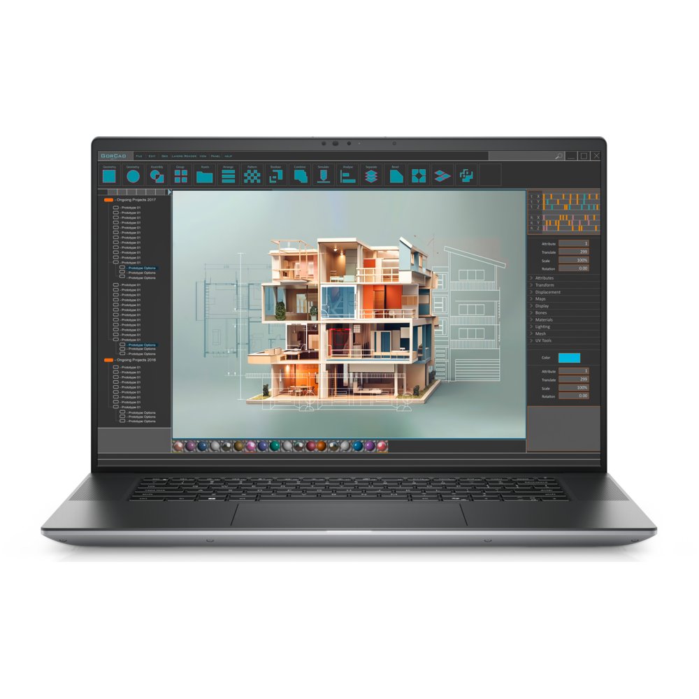 Dell Mobile Precision Workstation 5690 , Silver, 16" FHD+ Non-touch, 1920 x 1200, 60Hz, 500 nits, IPS, 100% DCI-P3, Low Blue Light, IR Camera and Mic, Intel Core Ultra 7 165H vPro Enterprise (24 MB cache, 16 cores, 22 threads, up to 5.0 GHz, 28W), 32GB LPDDR5x 7467 MT/s onboard memory cannot be upgraded , 1 TB, M.2 2280, Gen 4 PCIe NVMe SSD, Class 40, Optical Drive Not Included, Windows 11 Pro, English, Dutch, French, German, Italian, Intel(R) Wi-Fi 7 BE200, 2x2, 802.11be, MU-MIMO, Bluetooth(R) wireless card, Fingerprint reader , International English Backlight Keyboard with fingerprint reader & AI hotkey, (2) ThunderBolt™ 4 ports with PowerDelivery; USB Type-C™/ Display port alt; USB Type-C™/ Display port alt; USB Type-C™/ Display port alt No RJ45 PLEASE ADD NBDE470-ABND, NVIDIA RTX 2000 Ada 8GB GDDR6, Dell Power Manager; Dell SupportAssist OS Recovery Tool; Dell Optimizer for Precision, Trusted Platform Module (TPM) 2.0, 6-cell 100Whr Lithium battery , 3YR ProSupport , No 4G/LTE, FHD HDR IR Camera, Express Sign-In, TNR, Intelligent Privacy, Camera, Microphone, No Camera Shutter, 165W E5 Type C Power Adapter