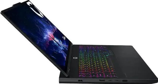 Lenovo Legion Pro 5 16IAX10 (AI-Powered Gaming PC), 16" WQXGA (2560x1600) OLED 500nits (typical) / 1100nits (peak) Glossy, 100% DCI-P3, 165Hz, DisplayHDR™ True Black 1000, Dolby Vision®, G-SYNC®, Low Blue Light, High Gaming Performance, Flicker Free, Intel Core™ Ultra 9 275HX, 24C (8P + 16E) / 24T, Max Turbo up to 5.4GHz, 36MB Intel® Smart Cache, 32GB DDR5-5600 (2x 16GB SODIMM DDR5-5600), 1TB SSD M.2 2280 PCIe® 4.0x4 NVMe®, No ODD, NVIDIA GeForce RTX™ 5070 8GB GDDR7, Boost Clock 2347MHz, TGP 115W, 798 AI TOPS, Windows® 11 Home Single Language, English, Wi-Fi® 7, 802.11be 2x2 + BT5.4, No-LTE, 2x USB-A (USB 5Gbps / USB 3.2 Gen 1), 1x USB-A (USB 10Gbps / USB 3.2 Gen 2), Always On, 1x USB-C® (USB 10Gbps / USB 3.2 Gen 2), with USB PD 65-100W and DisplayPort™ 2.1, 1x USB-C® (Thunderbolt™ 4 / USB4® 40Gbps), with DisplayPort™ 2.1, 1x HDMI® 2.1, up to 8K/60Hz, 1x Headphone / microphone combo jack (3.5mm), 1x Ethernet (RJ-45), 1x Slim tip Power connector, Eclipse Black, Integrated 80Wh, 245W Slim Tip (3-pin), 24-Zone RGB Backlit, English, Stereo speakers, 2W x2, audio by HARMAN, optimized with Nahimic Audio, 1 Year Carry-in Warranty