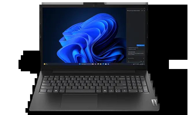 Lenovo V15 G5 IRL , 15.6" FHD (1920x1080) TN 250nits Anti-glare, 45% NTSC , Intel® Core i5-13420H, 8C (4P + 4E) / 12T, P-core up to 4.6GHz, E-core up to 3.4GHz, 12MB Intel Smart Cache , 1x 8GB SODIMM DDR5-5200 (Two DDR5 SODIMM slots, dual-channel capable, Up to 32GB DDR5-5200 offering) , 512GB SSD M.2 2242 PCIe® 4.0x4 NVMe® , Integrated Intel® UHD Graphics , Windows® 11 Pro, English (US) / English (UK) , Wi-Fi® 6, 802.11ax 2x2 + BT5.2 , 2x USB-A (USB 5Gbps / USB 3.2 Gen 1), 1x USB-C® (USB 5Gbps / USB 3.2 Gen 1), with USB Power Delivery (20V only) and DisplayPort™ 1.2, 1x HDMI® 1.4b, 1x Headphone / microphone combo jack (3.5mm), 1x Ethernet (RJ-45), 1x Power connector , Business Black , Integrated 47Wh, 65W Round Tip (3-pin) , Non-backlit KB , HD 720p with Privacy Shutter, Stereo speakers, 1.5W x2 , 1 Year Carry-in Warranty