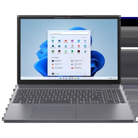 Lenovo IdeaPad Slim 3 15ARP10, 15.3" WUXGA (1920x1200) IPS 300nits Anti-glare, 45% NTSC, 60Hz, AMD Ryzen™ 7 170 (8C / 16T, 3.2 / 4.75GHz, 4MB L2 / 16MB L3), 16GB SODIMM DDR5-4800, 512GB SSD M.2 2242 PCIe® 4.0x4 NVMe®, No ODD, Integrated AMD Radeon™ 680M Graphics, Windows® 11 Home Single Language, English, Wi-Fi® 6, 802.11ax 2x2 + BT5.3, No-LTE, 1x Round tip power connector, 1x USB-C® (USB 5Gbps / USB 3.2 Gen 1), with USB PD 45-65W and DisplayPort™ 1.2, 2x USB-A (USB 5Gbps / USB 3.2 Gen 1), 1x HDMI® 1.4, 1x Headphone / microphone combo jack (3.5mm), 1x SD card reader, No Ethernet, Luna Grey, Integrated 50Wh, 65W Round Tip (3-pin), Non-backlit, English, Stereo speakers, 2W x2, optimized with Dolby Audio™, 1 Year Carry-in Warranty