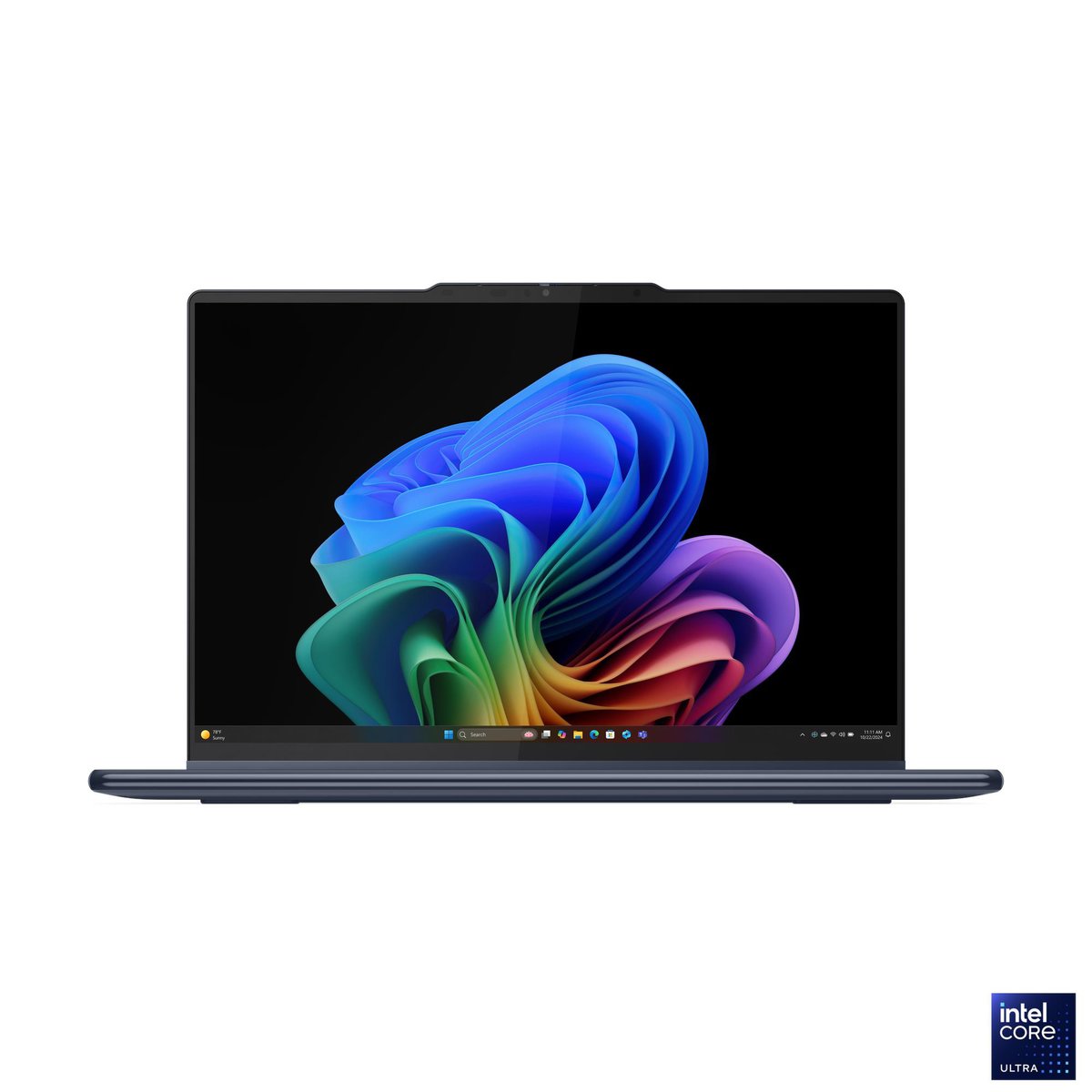 Lenovo Yoga 9 2-in-1 (Copilot + PC), 14" 2.8K WQXGA+ (2880x1800) OLED 1100nits (peak) / 500nits (typical) Glossy / Anti-fingerprint, 100% DCI-P3, 100% sRGB, 99% Adobe® RGB, 120Hz, Eyesafe®, Dolby Vision®, Flicker Free, DisplayHDR™ True Black 1000, Corning® Gorilla® Glass 3, Touch, X-Rite®, PureSight Pro, Intel Core™ Ultra 7 355, 8C (4P + 4LPE) / 8T, Max Turbo up to 4.7GHz, 12MB Intel® Smart Cache, Up to 49 TOPS, 32GB Soldered LPDDR5X-7467, not upgradable, 1TB SSD M.2 2242 PCIe® 4.0x4 NVMe®, No ODD, Integrated Intel® Graphics, Windows® 11 Pro, English, Wi-Fi® 7, 802.11be 2x2 + BT5.4, No-LTE, 1x USB-A (USB 10Gbps), Always On, 2x Thunderbolt™ 4, with USB PD 45-65W and DisplayPort™ 2.1, 1x HDMI® 2.1, up to 8K/60Hz, 1x Headphone / microphone combo jack (3.5mm), Cosmic Blue, Integrated 70Wh, 65W USB-C® Slim (2-pin, Wall-mount), Backlit Keyboard English, Lenovo® Yoga® Pen Gen 2 with Case (Cosmic Blue), 4 stereo speakers, 2W x2 (woofers), 2W x2 (tweeters), optimized with Dolby Atmos®, Smart Amplifier (AMP), 3Y Premium Care with Onsite. Incl. Lenovo® TWS YOGA PC Edition (Cosmic Blue) + Yoga® Mouse (Cosmic Blue) + Lenovo® Yoga® Tote Sleeve 14" (Blue)