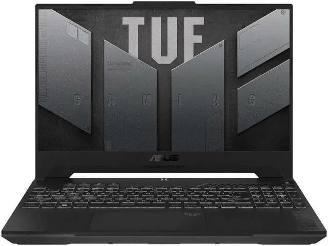 Asus FX507ZC4-i58512G0W TUF Gaming F15 - i5 Twelve cores ( 16-threads ) + 8Gb + 512Gb m.2 NVMe SSD + Nvidia geforce 3050- 25mm slim design , Nanoedge with 6.5mm slim bezel , MIL-STD-810G military grade , Dual fans with ADC ( Anti-Dust Cooling ) , AURA RGB backlit chiclet keyboard , scissor-switch keys with 1.8mm travel distance- intel Alder Lake Core i5-12500H - 4x Performance-cores with Hyper-Threading + 8x Energy-efficient-cores , 16(8+8) threads , P-Core : 2.5 / 4.5Ghz boost , E-Core : 1.8 / 3.3Ghz boost ( with VT-x+ VT-d+ TXT , 10nm ; 18mb L2 cache ) , 8Gb DDR4-3200 ( 2 slots upto 64Gb ) , nvidia geforce RTX3050 discrete vga ( 2048CUDA Cores , 712/1057mhz , 4Gb 128bit DDR6 , 12000mhz , 192Gb/sec memory bandwidth , 64x TMUs , 32x RoPS , Tensor / RT cores : 64/16 with 2mb L1 + 2mb L2 cache , 33.82 GPexels/Sec , 67.65 GTexels/Sec , 4329 GFLoPS ) with HDMi+DisplayPort (via type-C) dual outputs , 15.6" FHD Lcd , 512Gb nGff/M.2 NVMe SSD ( 2 slots ) , no optical , no card reader , 720P webcam , bluetooth + Wi-Fi 6 802.11AX WiFi + gigabit lan + 1x USB3 type-C/Thunderbolt4 ( 40Gbps ) + 1x USB3 type-C ( Gen2 10Gbps / 1 DisplayPort ) + 2x USB3 type-A (Gen1 ) + 1x usb2.0 , built-in numeric keypad , 4Cells battery ( 56 Whrs ) - with windows 11 home + 30days office365 Home Premium Ready with skype - 1 year international warranty