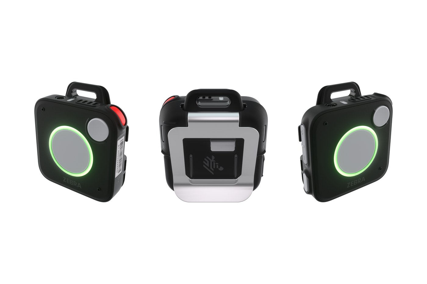 Zebra WS101 Bluetooth Badge; Clip Mount; 480mAh Removable Battery; 3.5mm Headset Support; Global