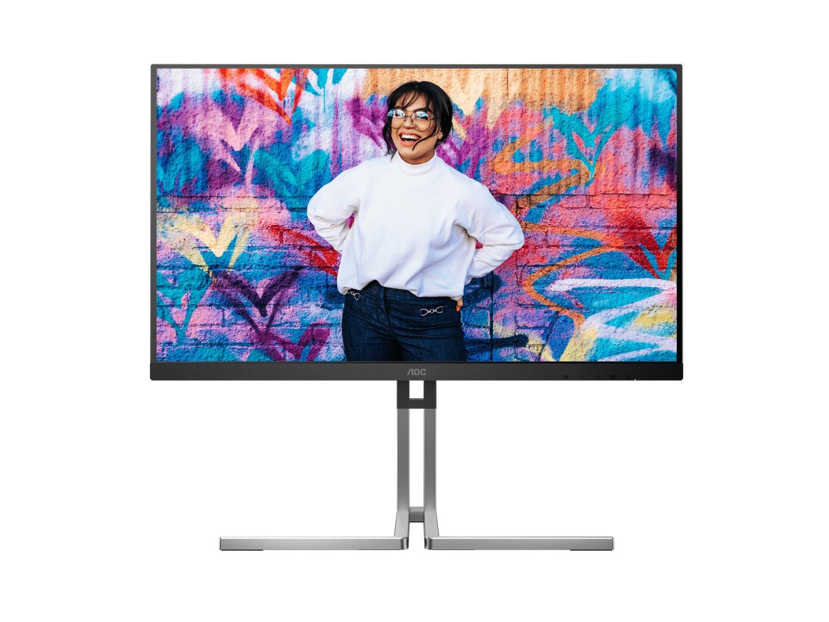AOC U27U3XD Graphic Monitor|27 inch|IPS Dual refresh rate UHD144hz|FHD 288hz|USB-C 90W|Ergo stand|3YR Warranty