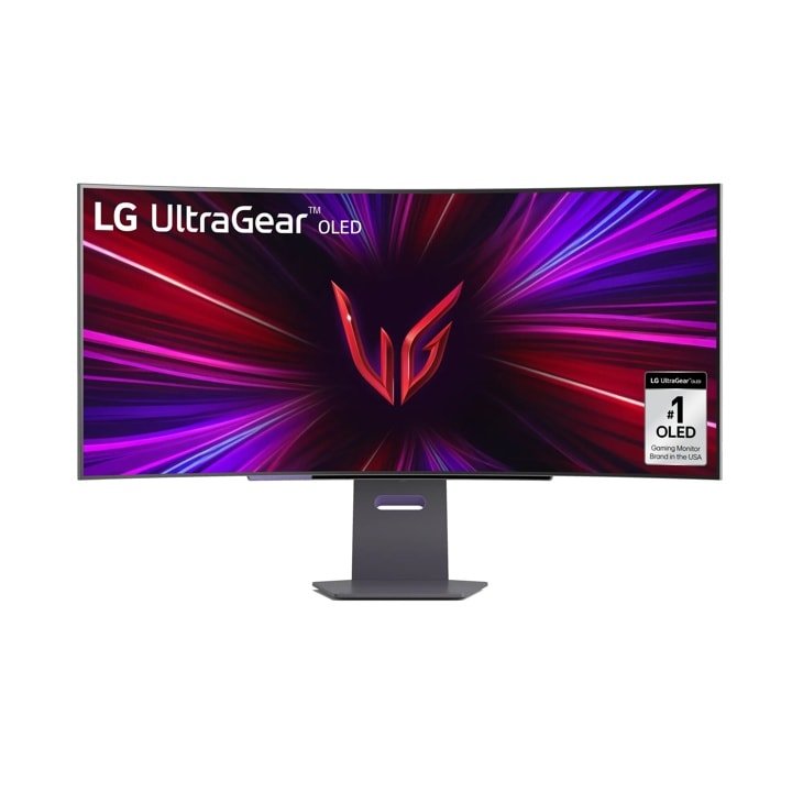 LG UltraGear 45" WQHD OLED Curved Smart Monitor 240Hz 0.03ms G-Sync, FreeSync Premium