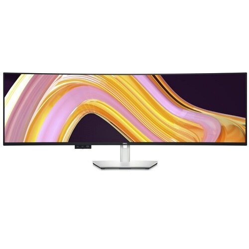 Dell Ultrasharp 49 - U4924DW - (49") (5120x1440) Dual QHD IPS LED UltraSharp Curved Monitor / 32:9 / 2x HDMI (HDCP 2.2) / DisplayPort 1.4 (HDCP 2.2) / USB-C/DisplayPort 1.4 Alt Mode with Power Delivery (power up to 90W) / USB-C 3.2 Gen 2 upstream / 4x USB 3.2 Gen 2 downstream / 2x USB-C 3.2 Gen 2 downstream (power up to 15W) / USB 3.2 Gen 2 downstream with Battery Charging 1.2 / Audio line-out / RJ-45 / Height-Adjust / Pivot (Rotation) / Swivel / Tilt / VESA