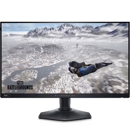 Dell Alienware AW2524HF - (25") (1920x1080) FHD Fast IPS LED Gaming Monitor / 16:9 / HDMI 2.1 (HDCP 1.4) / 2x DisplayPort 1.4 (HDCP 1.4) / USB 3.2 Gen 1 upstream / 2x USB 3.2 Gen 1 downstream / 2x USB 3.2 Gen 1 downstream with Battery Charging 1.2 / (DisplayPort(OC): 500Hz / DisplayPort: 480Hz / HDMI: 255 Hz) / VESA Adaptive-Sync / AMD FreeSync Premium / Heigh-Adjust / Tilt / Swivel / Pivot / VESA