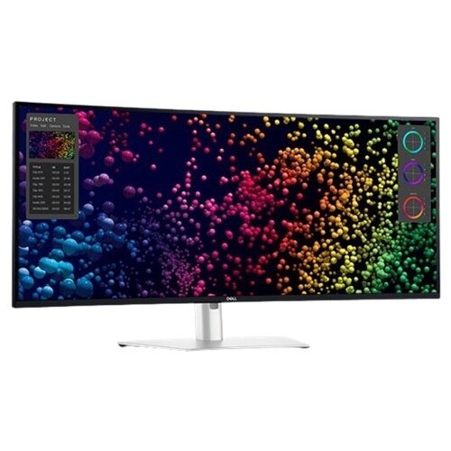 Dell Ultrasharp 40 - U4025QW - (39.7") (5120x2160 at 120Hz) WUHD LED IPS Black UltraSharp Curved Thunderbolt Hub Monitor / 21:9 / 1x HDMI / 1x DP 1.4 (HDCP 2.3) / 1x ThunderboltTM 4 downstream port / 1x ThunderboltTM 4 (140W) / 1x USB Type-C® upstream port / 4x USB Type-A downstream port / 1x Audio line-out / 1x RJ45 (2.5GbE) / 1x USB Type-A downstream port / 2x USB Type-C® downstream port / Daisy Chain / PbP / PiP / Built-In Speaker / Height-Adjust / Tilt / Swivel / VESA