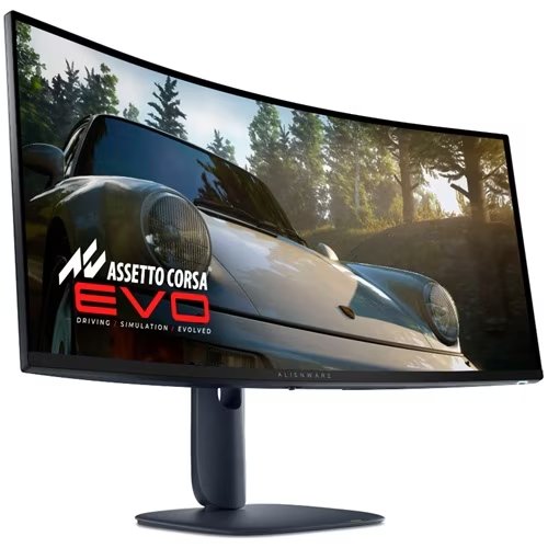Dell Alienware AW3425DW - (34") (3440x1440) WQHD QD-OLED Curved Gaming Monitor / 21:9 / 240Hz / x1 DisplayPort 1.4 (HDCP 1.4 & 2.3) port / x2 HDMI ports (HDCP 1.4 & 2.3) / x1 USB 5Gbps Type-B upstream port / x1 USB 5Gbps Type-A downstream port / x1 USB-C 5Gbps downstream port with 15 W charging / NVIDIA® G-SYNC® Compatible / AMD FreeSync™ Premium Pro / VESA AdaptiveSync / Height-Adjust / Tilt / Slant / Swivel / VESA