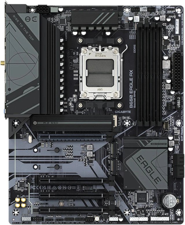 GIGABYTE AMD B650 EAGLE for AMD AM5; 4x Dual DDR5; 3x M2; HDMI; DP.