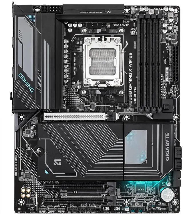 GIGABYTE AMD B850 Gaming Chipset for AMD AM5; 4x Dual DDR5; 3x M2; 1x HDMI 1x DP. .
