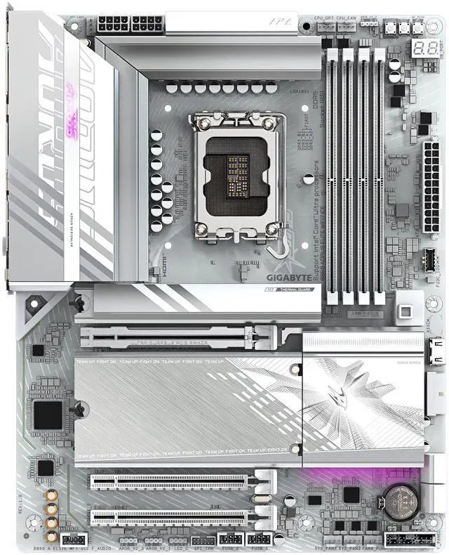 GIGABYTE Intel® B860 Chipset for LGA 1851; 4x DDR5; 3x M2; HDMI/DP/USB4.0 ; ATX.