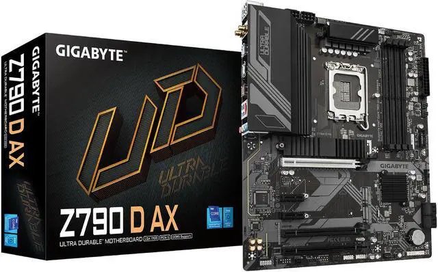 GIGABYTE Intel® Z790 Chipset for LGA 1700; 4x DDR5; 3x M2 G4; HDMI/DP; ATX