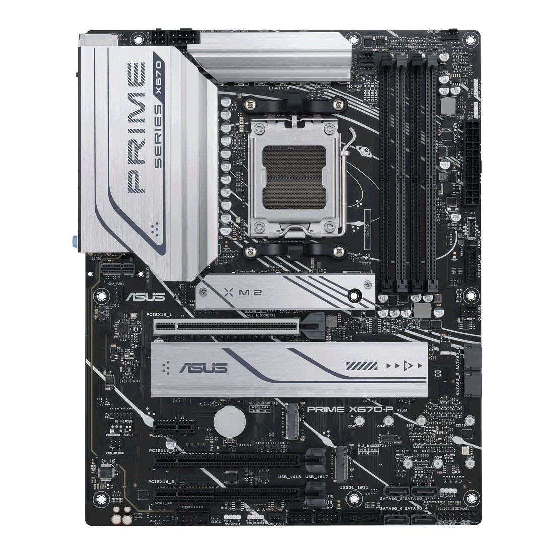 ASUS OP ASUS Motherboard/ATX/AM5/4xDIMM/Max. 192GB/DDR5/1xDP/1xHDMI/3xPCIe4.0x16/1xPCIe3.0x1/3xM.2/ 6xSATA/RAID/30.5 cm x 24.4 cm.