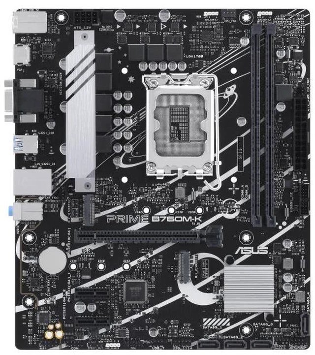 ASUS OP ASUS Motherboard/mATX/LGA1700/2xDDR5/M.2/4xSATA/1xPCIe4*16/2xPCIe4*1/1xHDMI/1xVGA/PS2/6xUSB